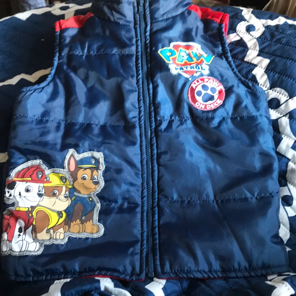 Jacket Vest Insulated 5T Paw Patrol